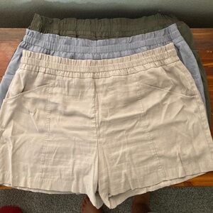 Vera Wang Pull on Shorts - 3 PAIR! - sz 2X